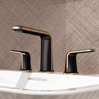 Bathroom new product luxury water tap 3 hole basin mixer